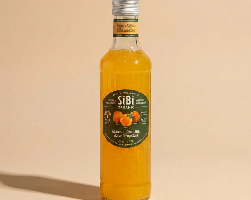 aranciata siciliana  - bibita biologica analcolica gassata - Chicchiamo Forlì