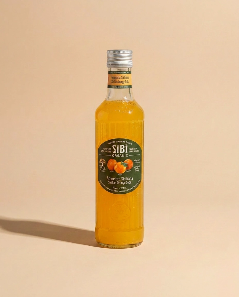 aranciata siciliana  - bibita biologica analcolica gassata - Chicchiamo Forlì