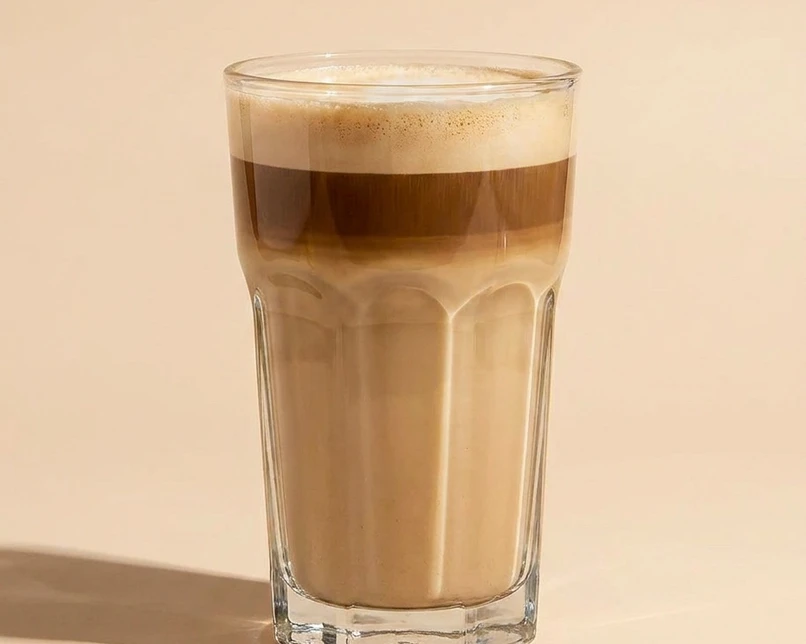 Latte macchiato  - latte bio di sadurano - Chicchiamo Forlì