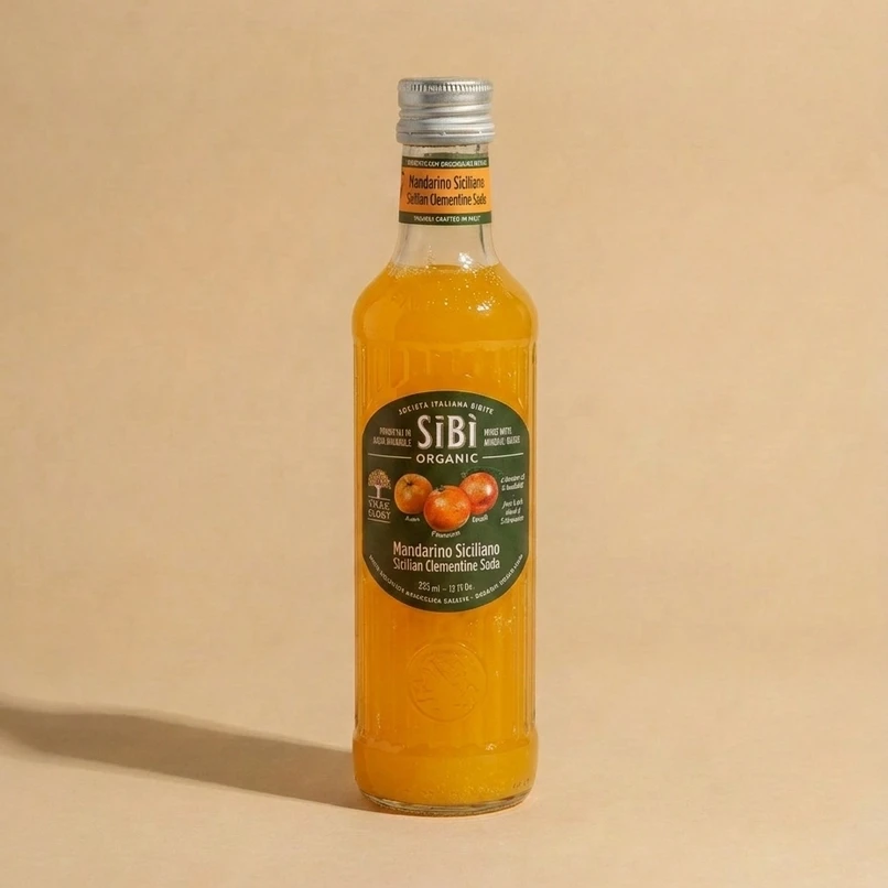 Mandarino Siciliano  - bibita biologica analcolica gassata - Chicchiamo Forlì
