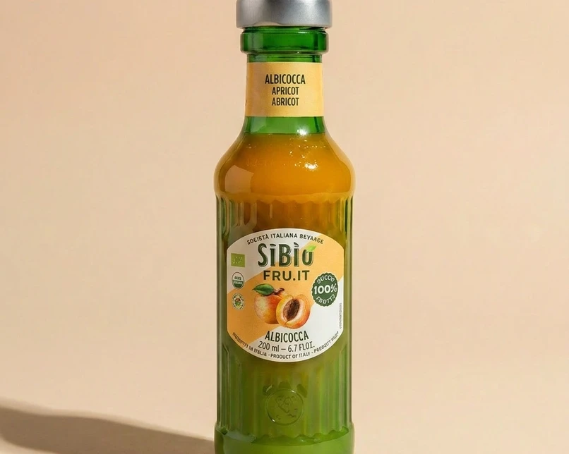 succo di albicocca  - succo 100% frutta biologica senza zuccheri aggiunti - Chicchiamo Forlì