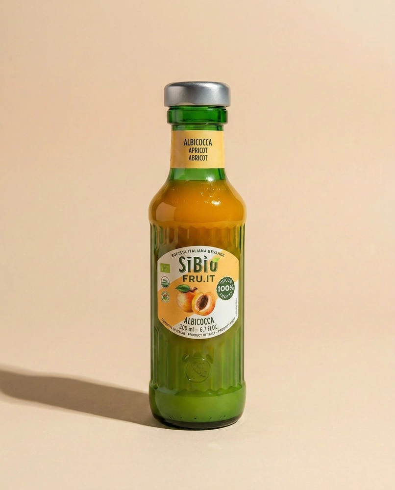 succo di albicocca  - succo 100% frutta biologica senza zuccheri aggiunti - Chicchiamo Forlì