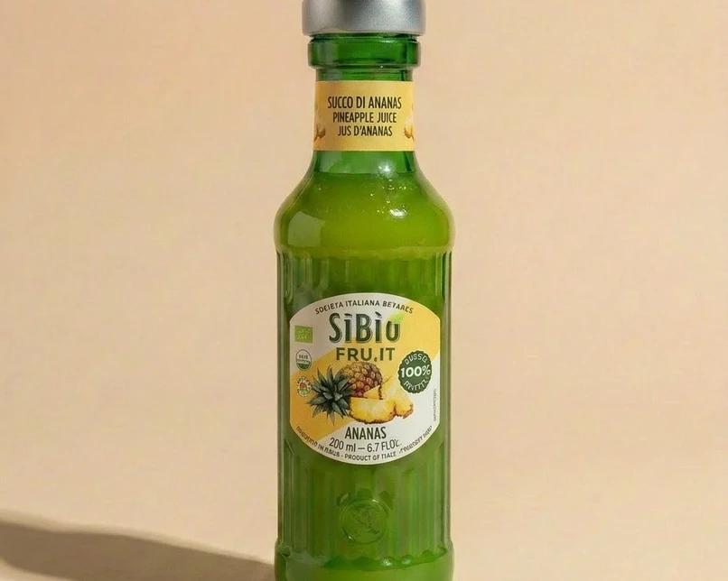 suco di ananas  - succo 100% frutta biologica senza zuccheri aggiunti - Chicchiamo Forlì