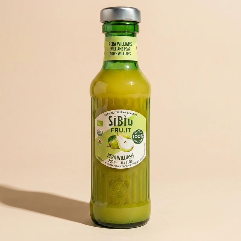 succo di pera williams  - succo 100% frutta biologica senza zuccheri aggiunti - Chicchiamo Forlì