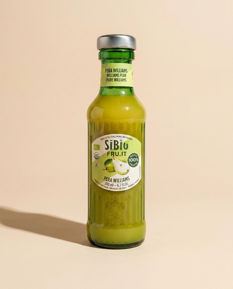 succo di pera williams  - succo 100% frutta biologica senza zuccheri aggiunti - Chicchiamo Forlì